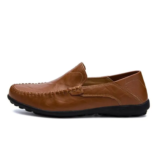 Angelo Ricci™ Genuine Leather Comfy Moccasins