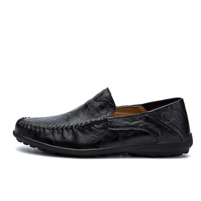 Angelo Ricci™ Genuine Leather Comfy Moccasins