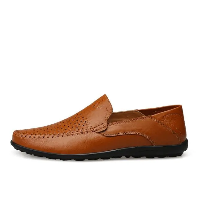 Angelo Ricci™ Genuine Leather Comfy Moccasins