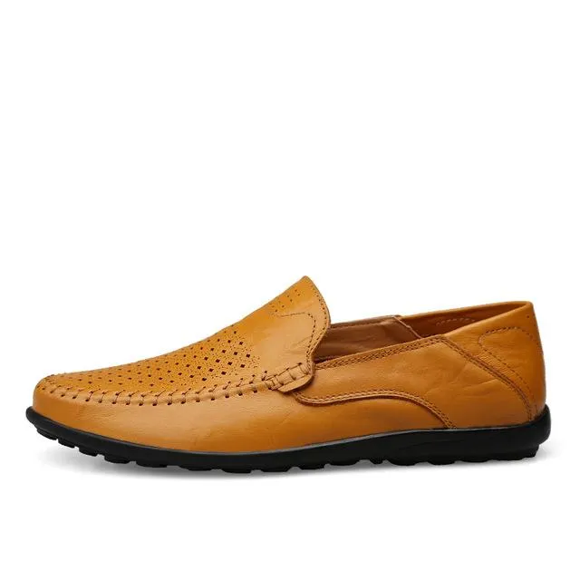 Angelo Ricci™ Genuine Leather Comfy Moccasins