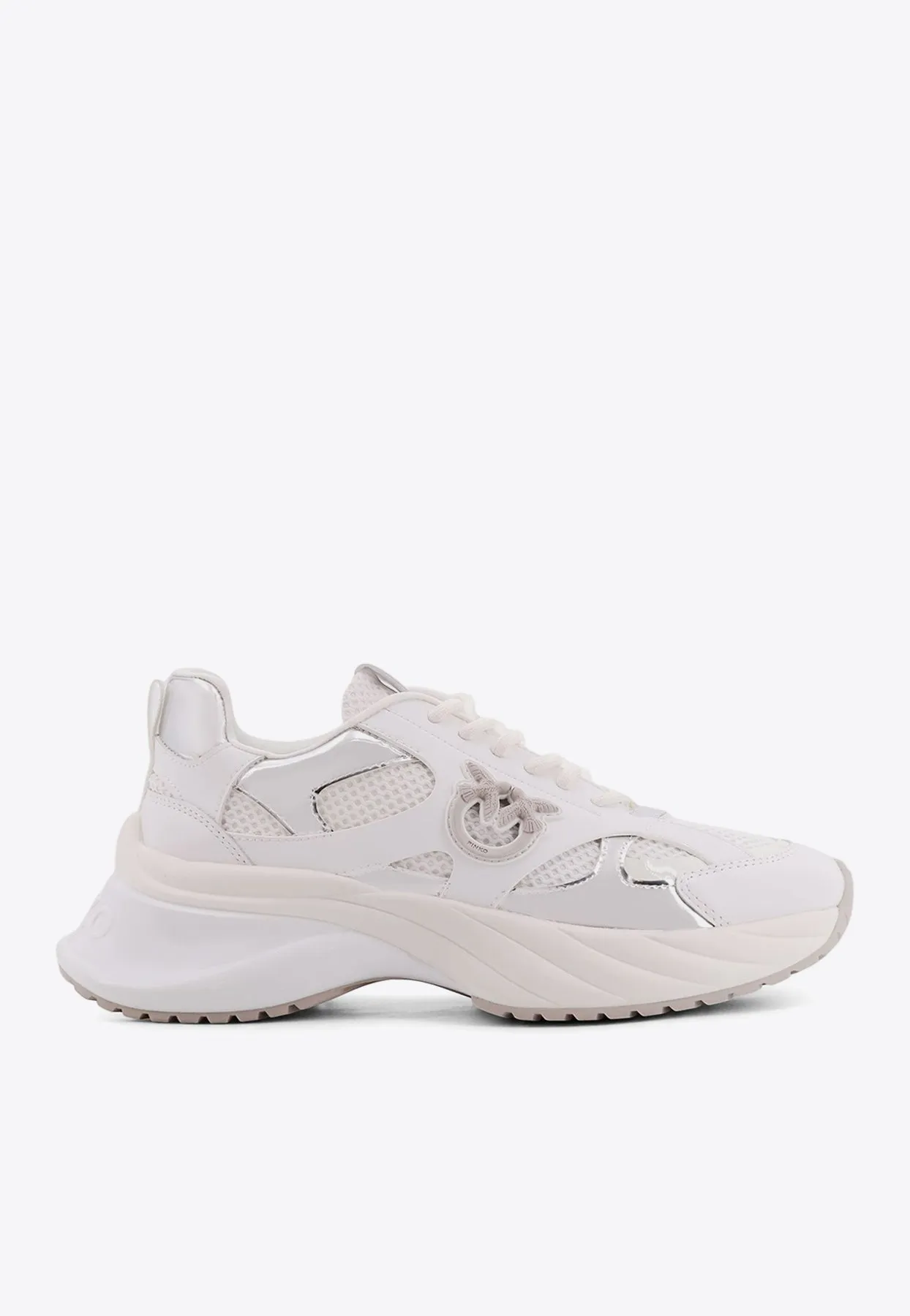 Ariel Leather and Mesh Sneakers