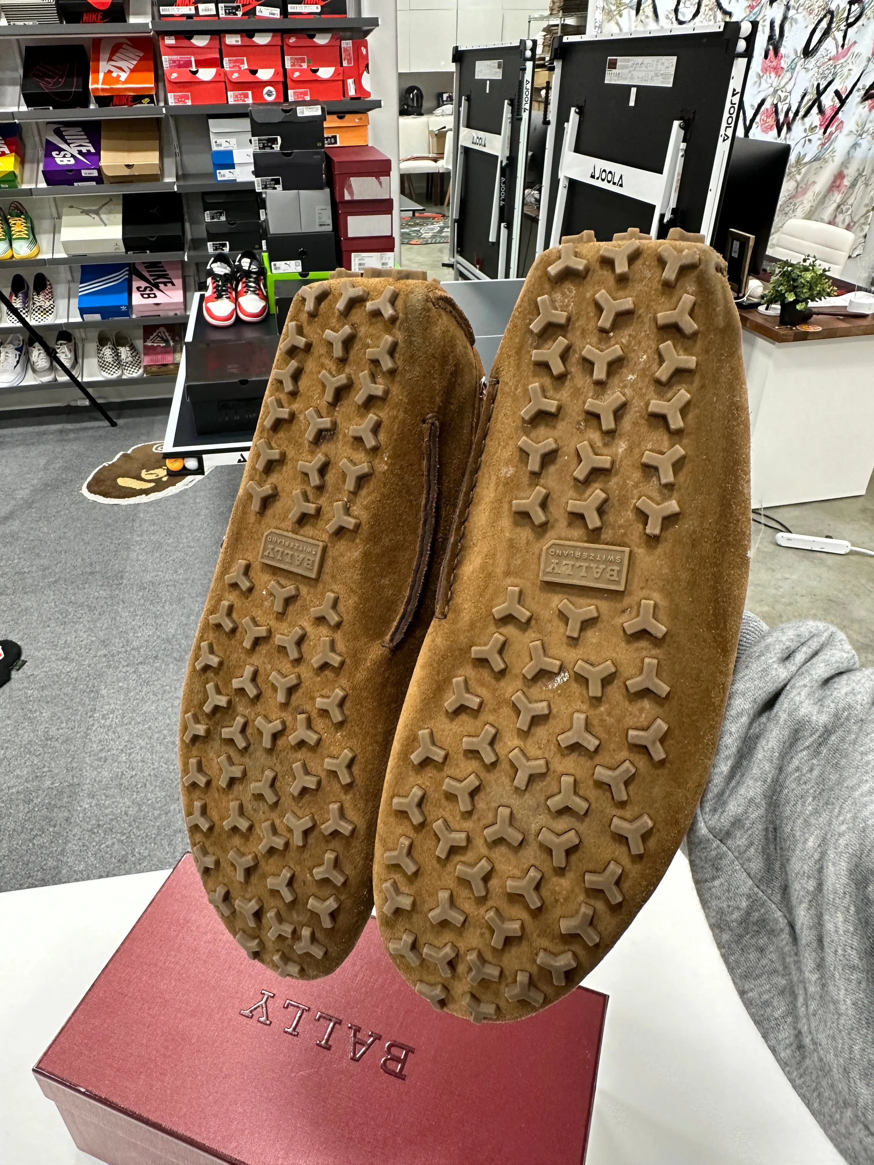 Bally Slip Ons Sz 13