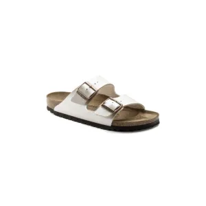 Birkenstock Womens White Arizona Birko Flor Sandal - 1009921