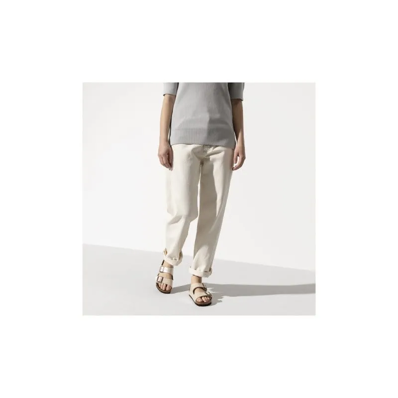 Birkenstock Womens White Arizona Birko Flor Sandal - 1009921