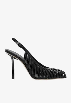 Cage 100 Patent-Leather Pumps