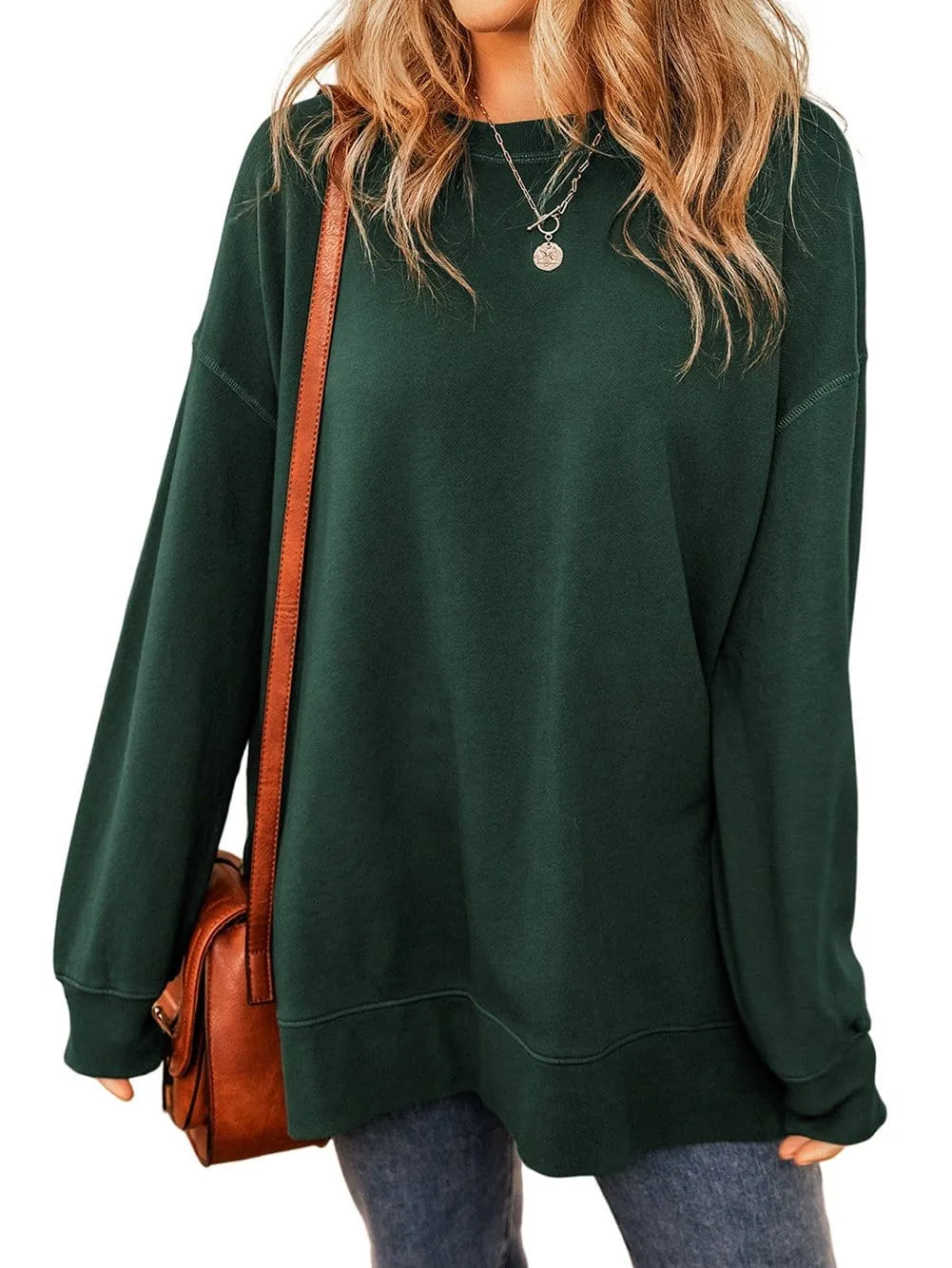 Casual Loose Pullover Sweatshirt