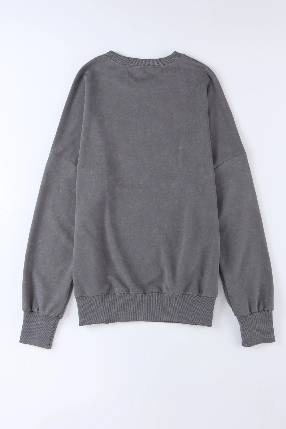 Casual Loose Pullover Sweatshirt