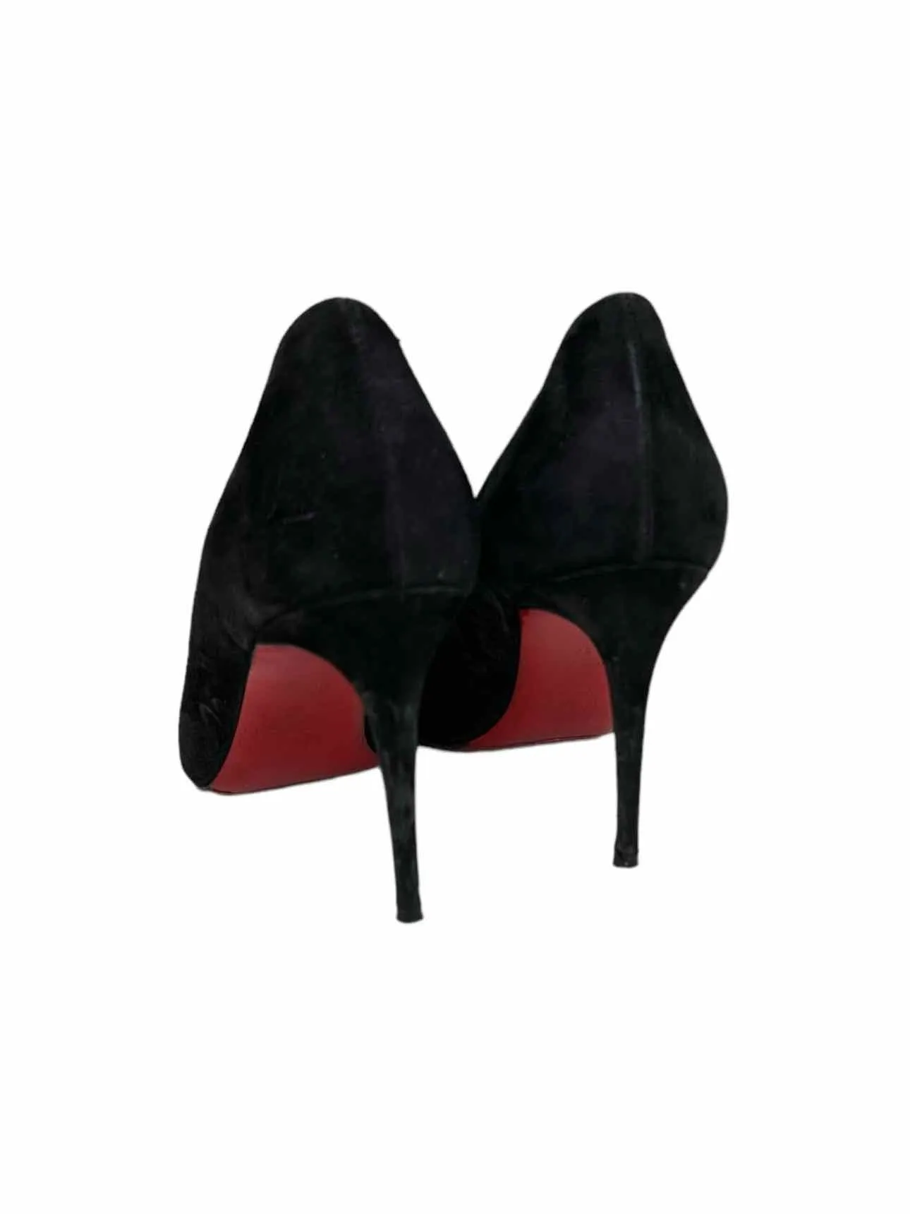 Christian Louboutin Black Suede Kate Stiletto Size 37