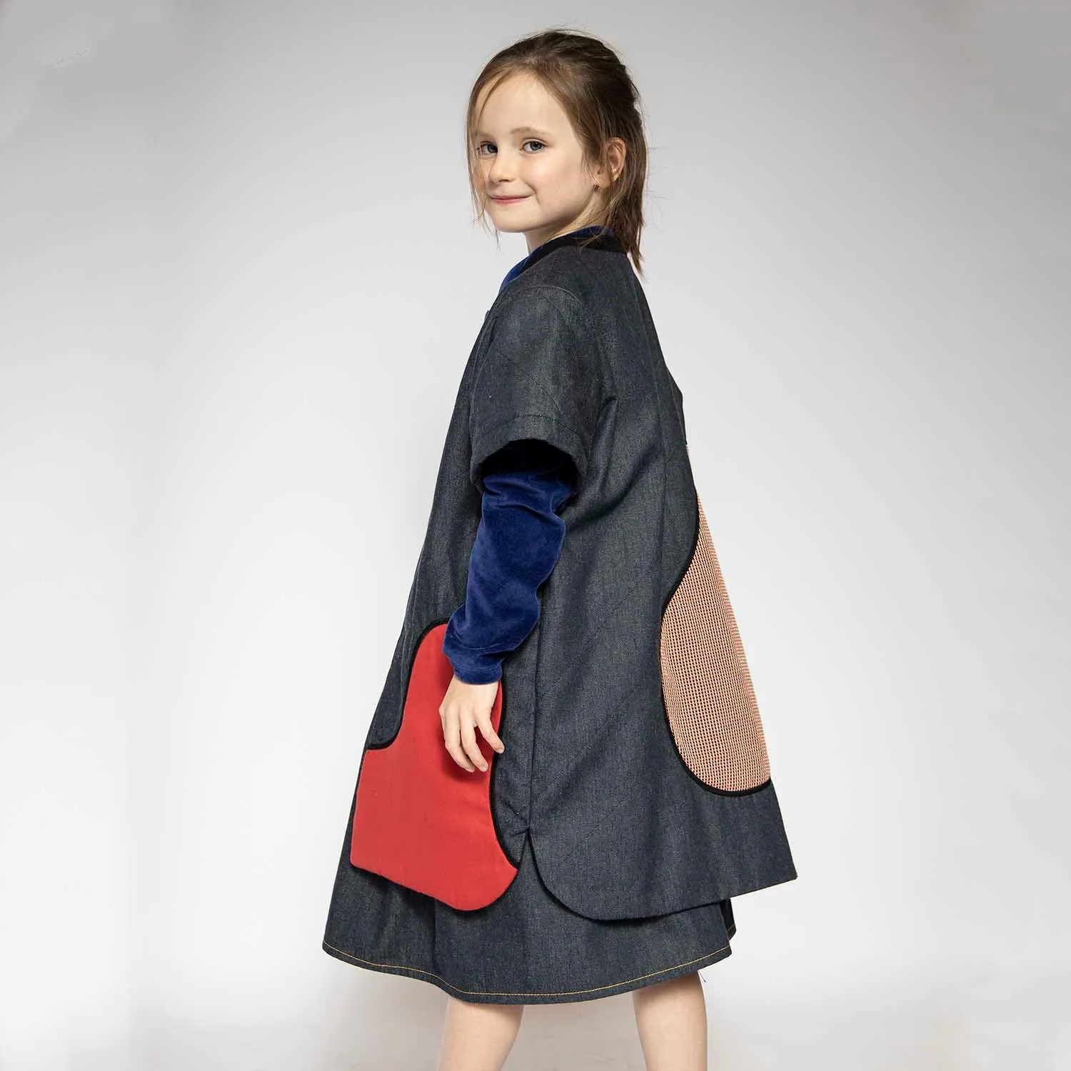 Denim vest voor jongens en meisjes