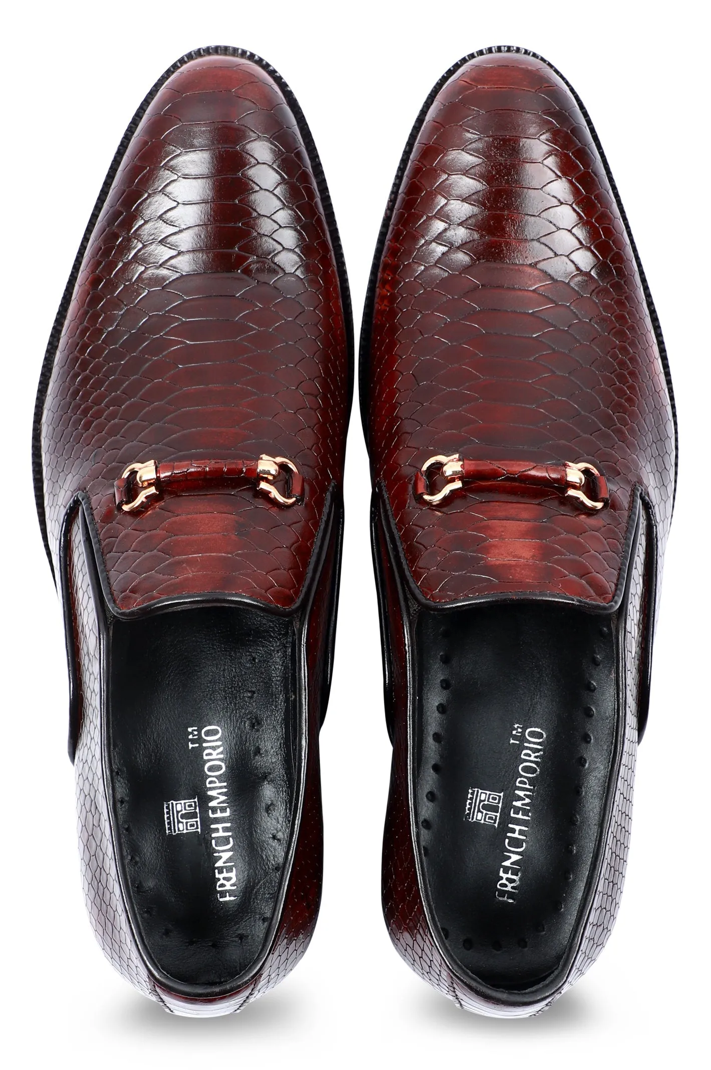 Formal Shoes For Men in Maroon SKU: SMF-0194-MAROON