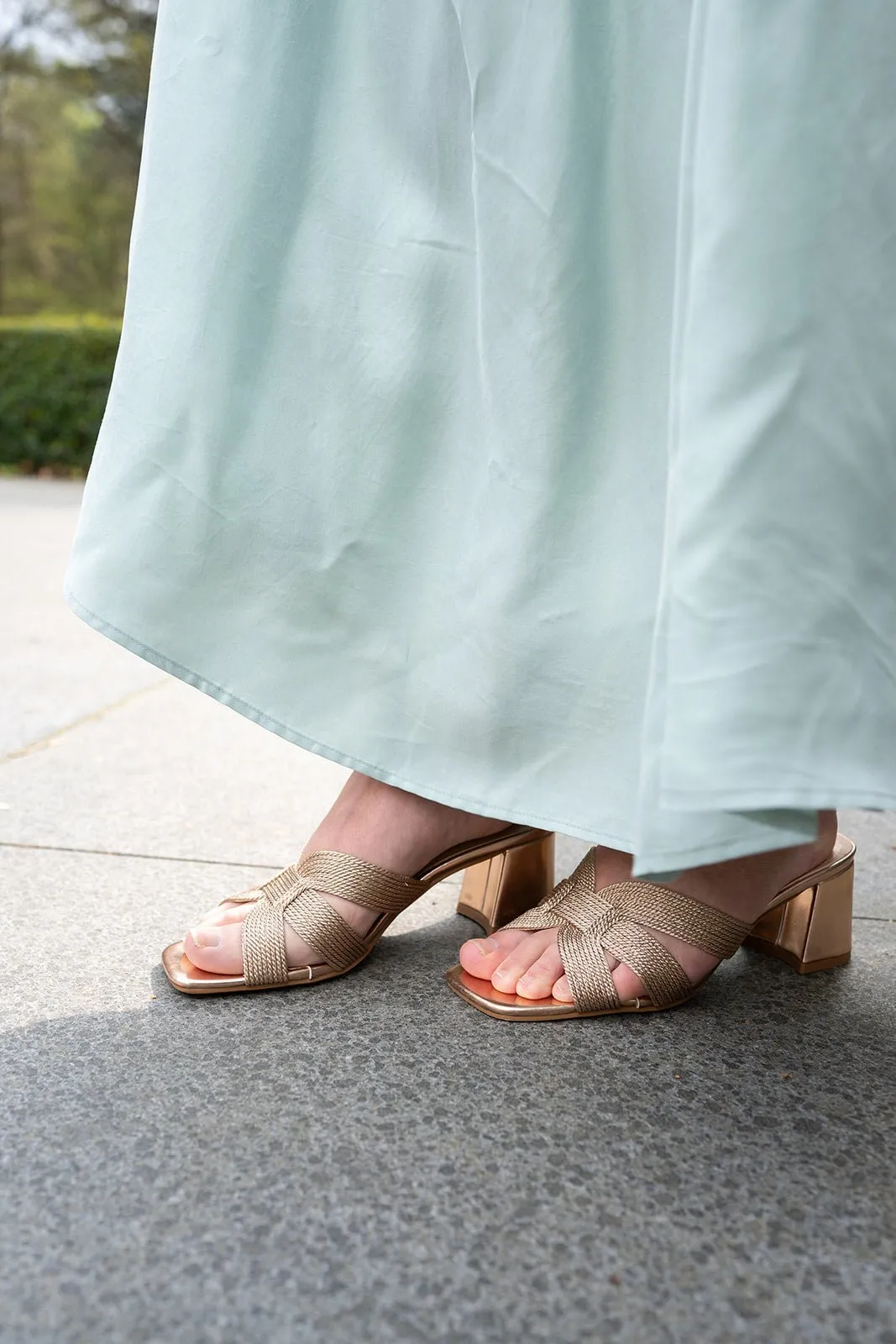 Heels Dorien Champagne Gold
