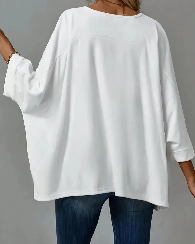 Ivyshape | Comfy Oversized Shirt
