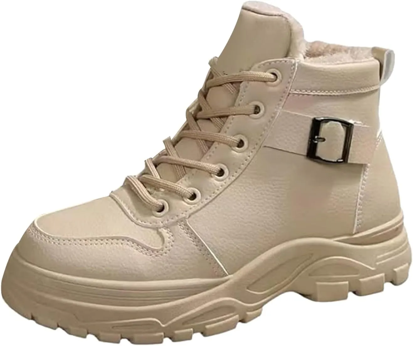 Men Work Boots Waterproof Hiking Sneakers Fur Lined Ankle Boot Women's Safety Shoes Insulated Platform Shoes Composite Toe Botas Hike Grounded Footwear