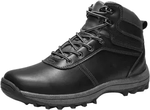 Men Work Boots Wide Width Hiking Sneakers Shoes with Hook Loop Womens Working Shoes Nonslip Outdoor Botas Waterproof Soft Toe Work Hike Grounded Footwear
