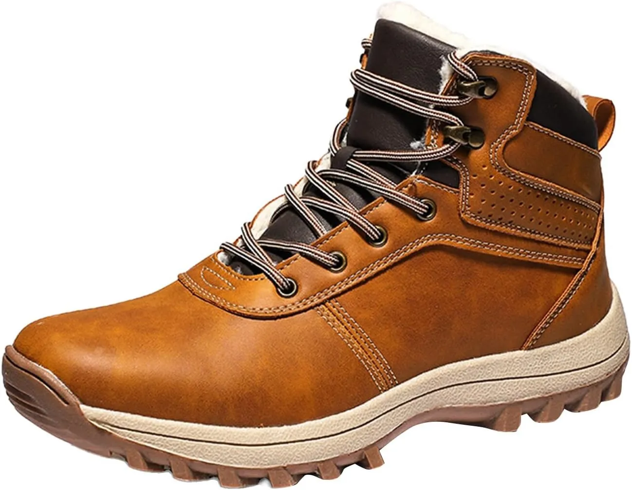 Men Work Boots Wide Width Hiking Sneakers Shoes with Hook Loop Womens Working Shoes Nonslip Outdoor Botas Waterproof Soft Toe Work Hike Grounded Footwear