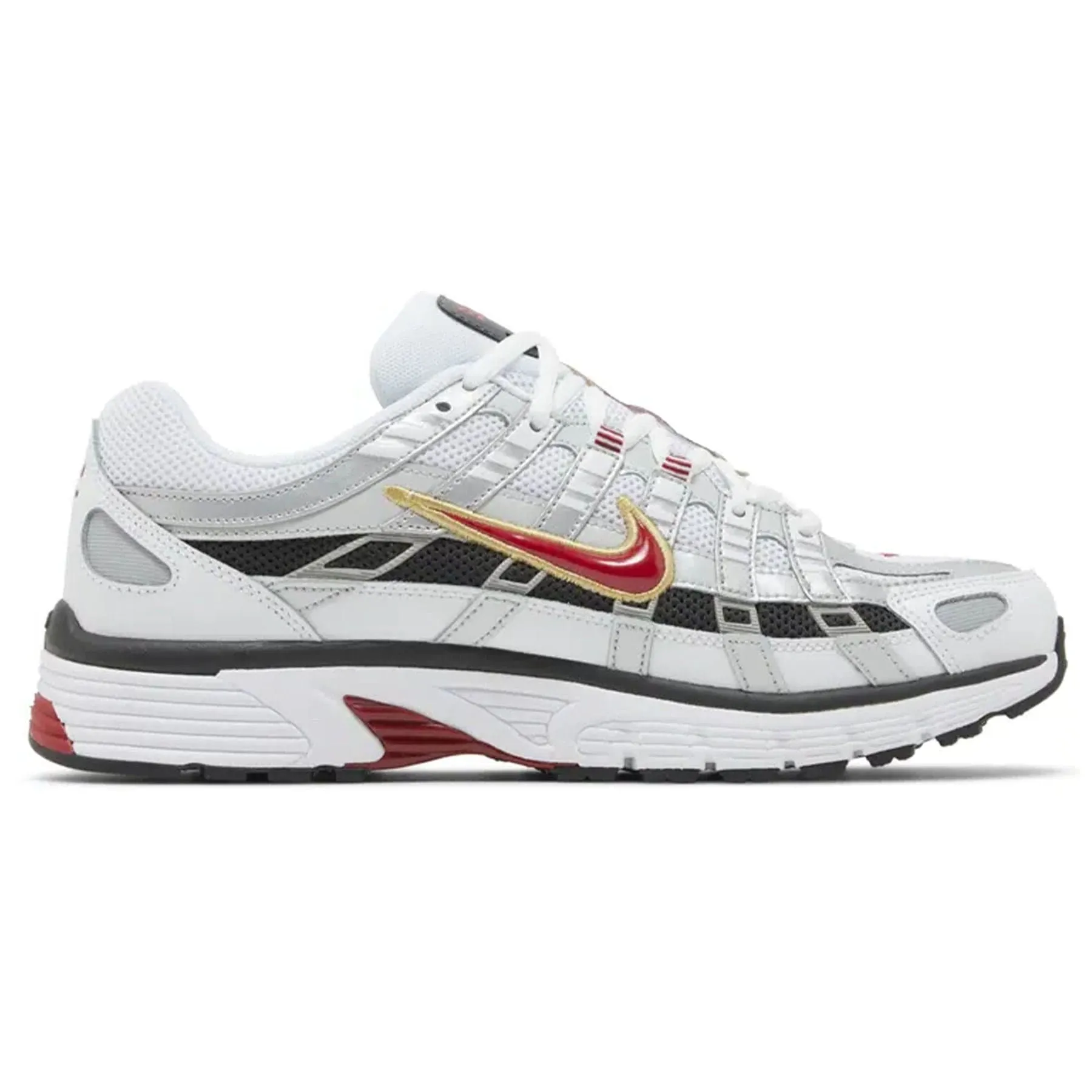 Nike P-6000 'Platinum Varsity Red'