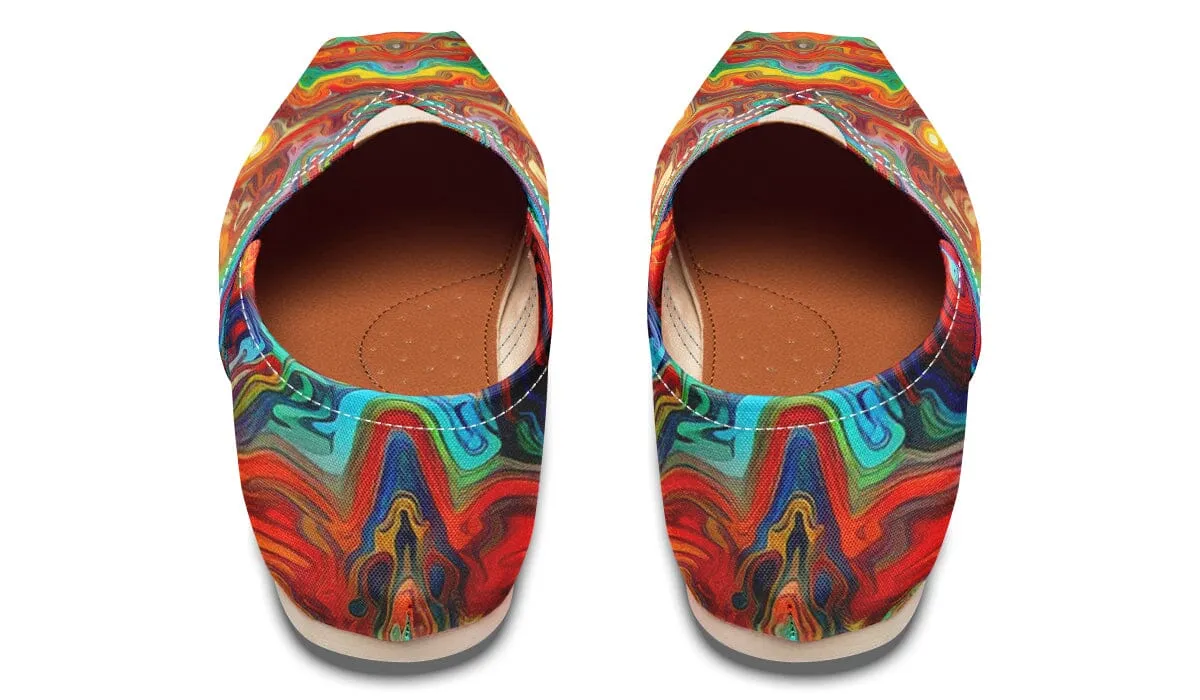 Swirling Vision Casual Slip on Shoes
