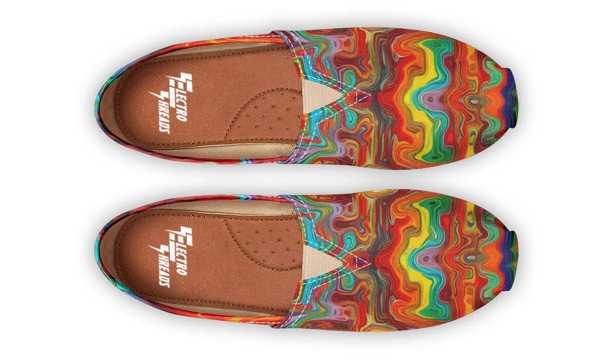 Swirling Vision Casual Slip on Shoes