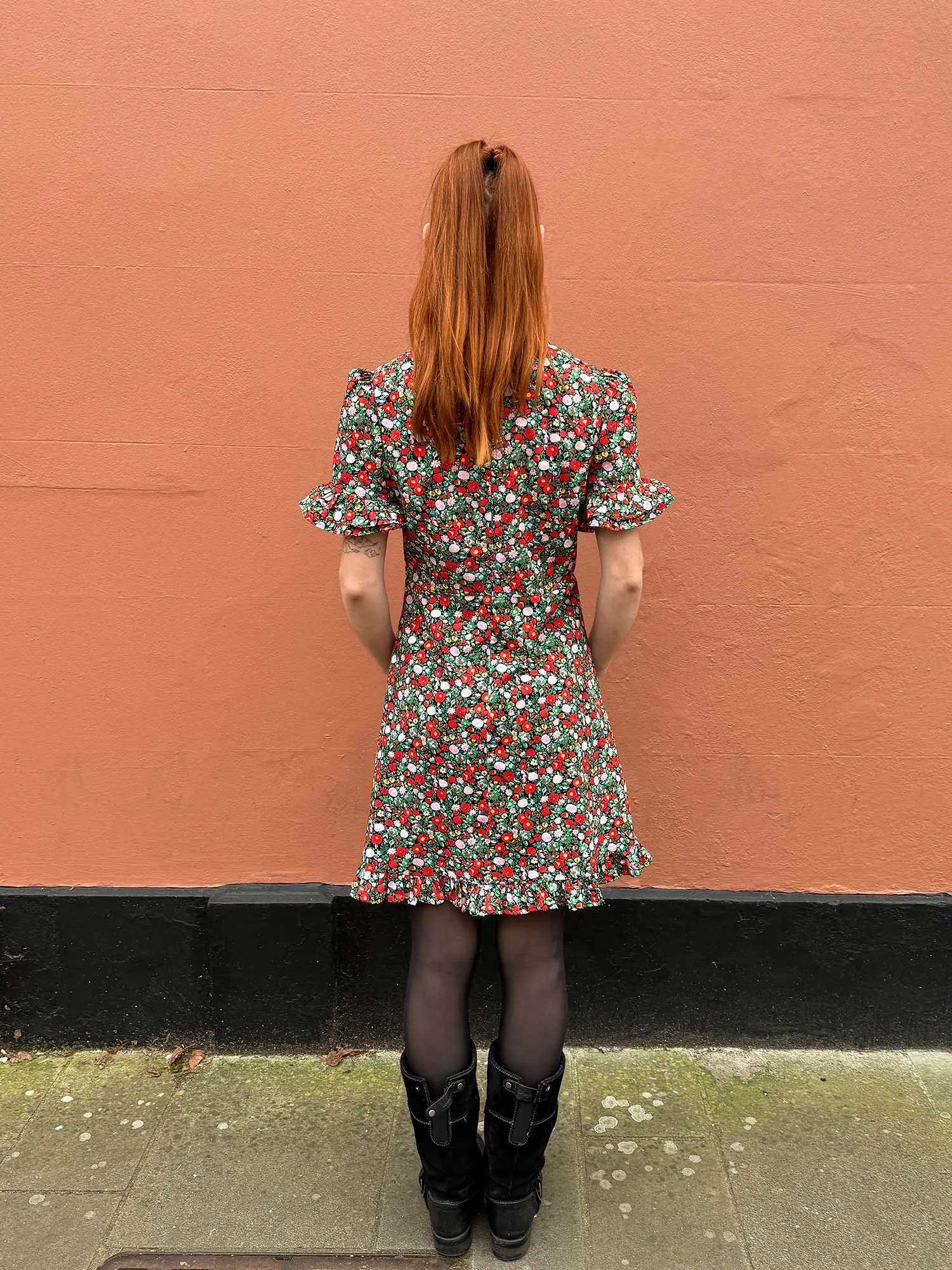 The Peony Printed Dress