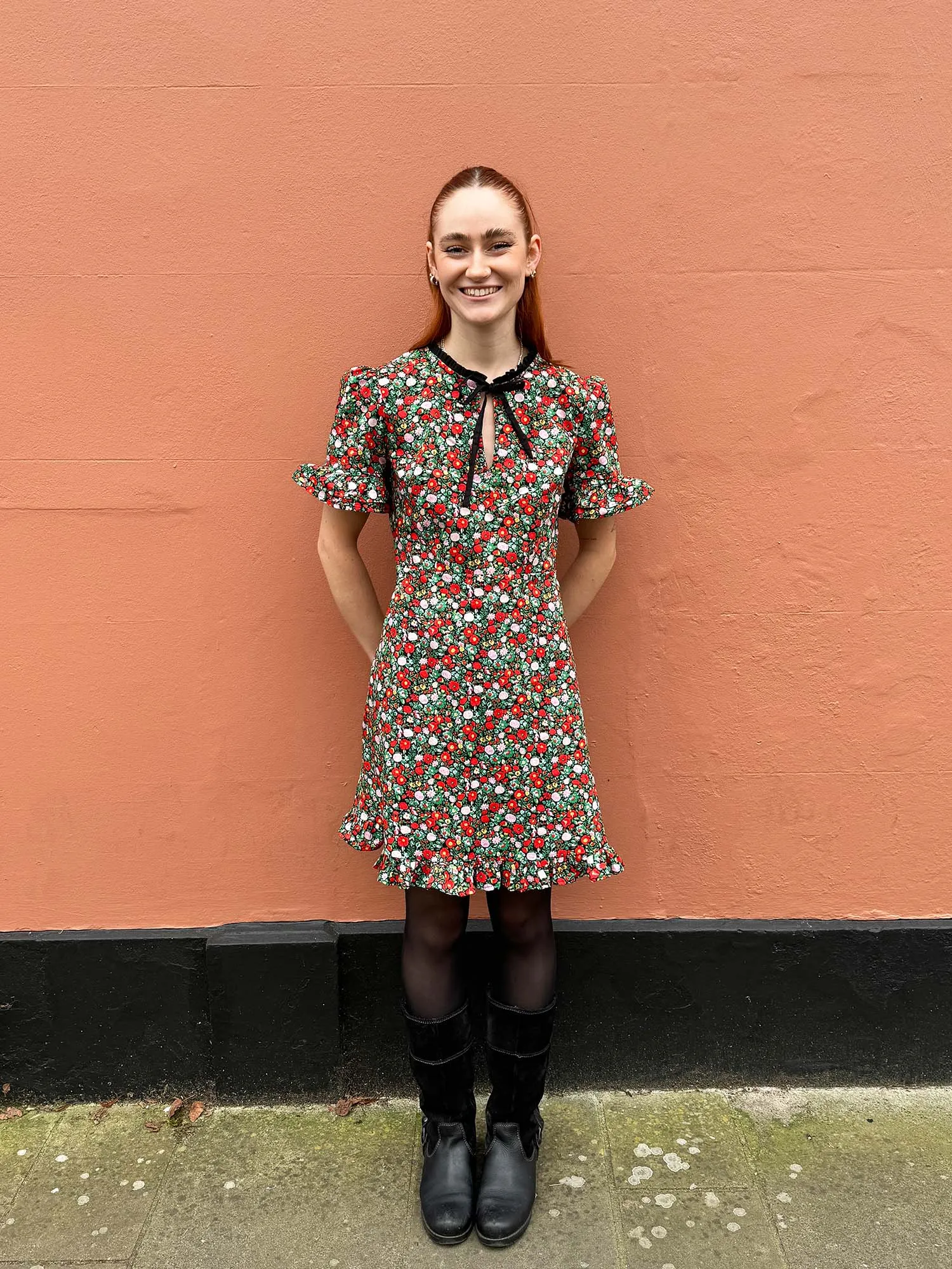 The Peony Printed Dress
