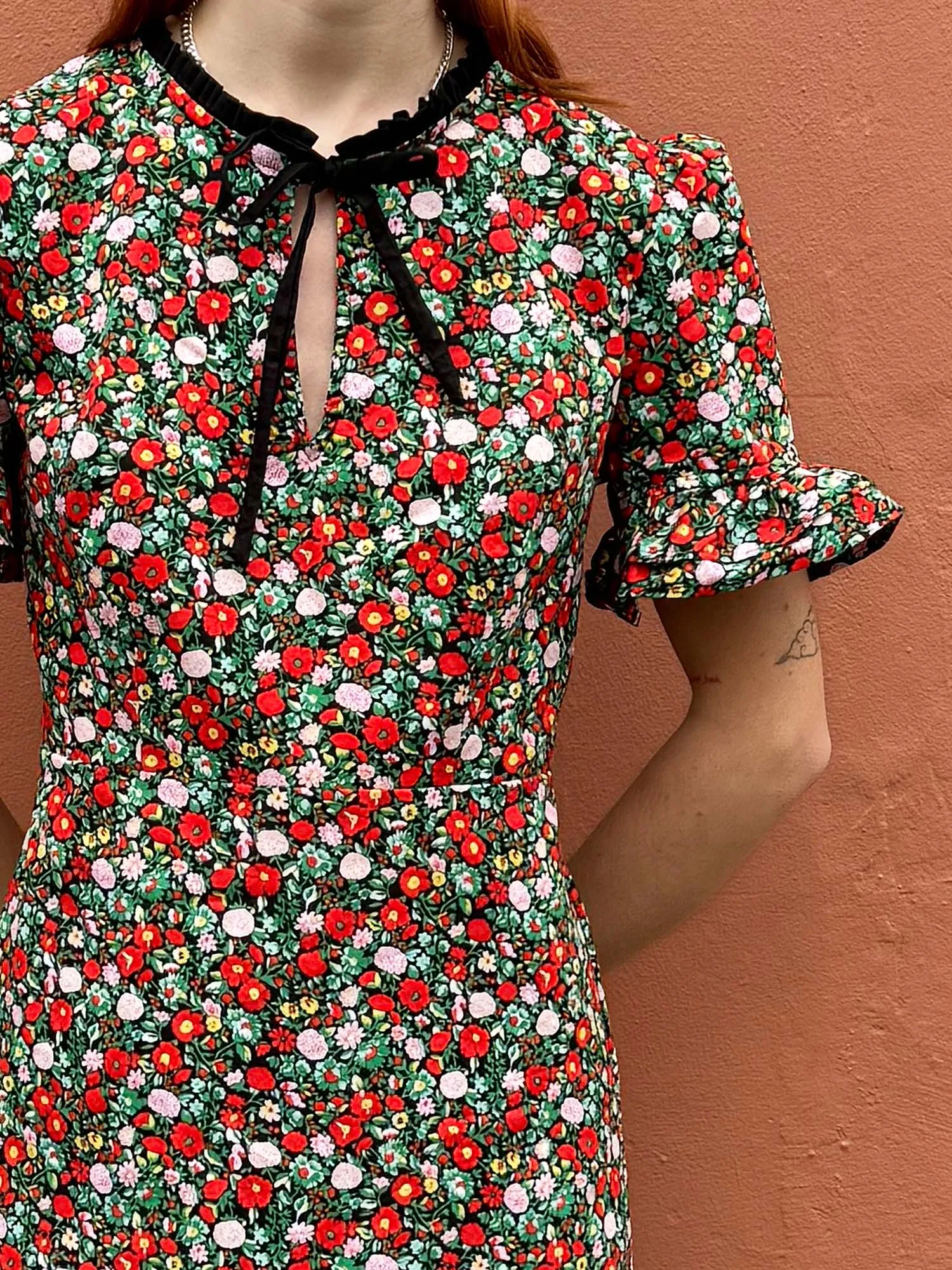 The Peony Printed Dress