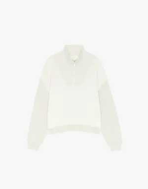 The Slouch Trail Sweatshirt in Washed White