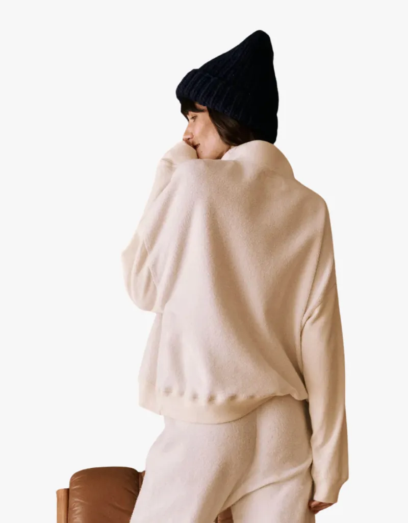 The Slouch Trail Sweatshirt in Washed White