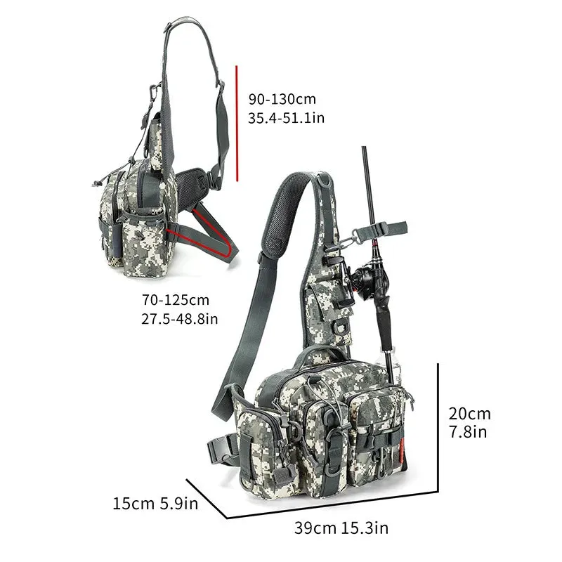 Unstoppable Adventure Awaits: Outdoor Tactical Shoulder Bag – The Ultimate Gear for Sports, Climbing, Hiking, and Camping