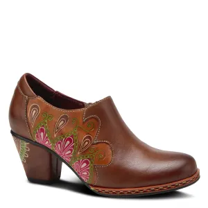 Zami Hand Painted Slip-on in Brown